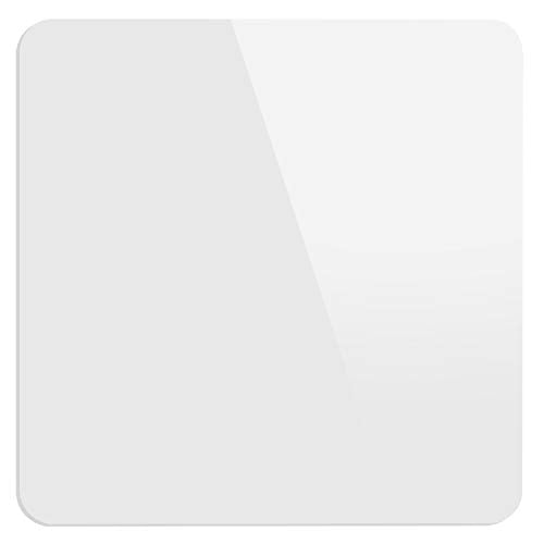 KINJOEK 12 x 12 Inch 30x30CM Acrylic White Reflective Display Table Riser for Product Photography, Gloss Tabletop Background Photo Boards for Product Table Top Photography Shooting - color: WHite, size: 1PCS 12x12"