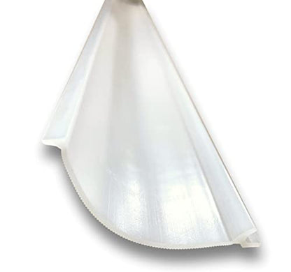 Beam Lighting Under Cabinet Light Cover Replacement | White Ribbed Acrylic Diffuser (for UC8, 48") - size: 48 Inch, style: for UC8