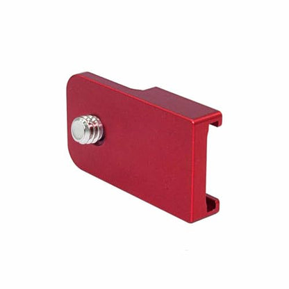 Red Universal Camera Cold Shoe Plate DSLR Camera Accessories Photography External Microphone Flash Cold Shoe Mount Adapter
