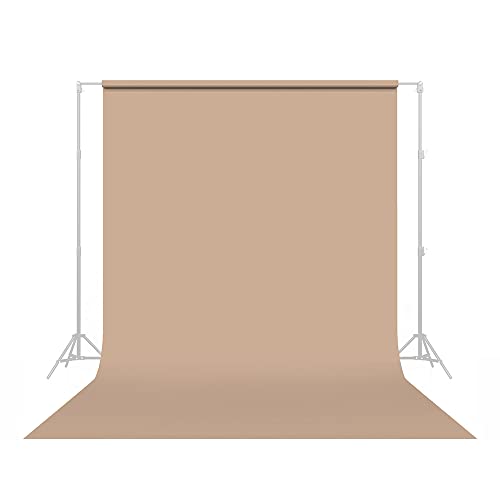 Savage Seamless Paper Photography Backdrop - Color #53 Pecan, Size 107 Inches Wide x 36 Feet Long, Backdrop for YouTube Videos, Streaming, Interviews and Portraits - Made in USA - size: 107 in x 36 ft
