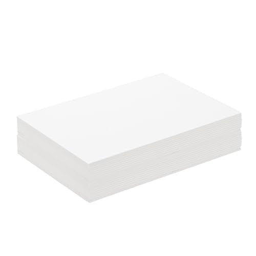 PATIKIL 7x5x0.08" Chipboard Sheets, 20Pcs 80PT Thick Book Board Binders Board Sturdy Bookbinding Supplies for Book Binding Cover, White - color: White, size: 7x5x0.08"