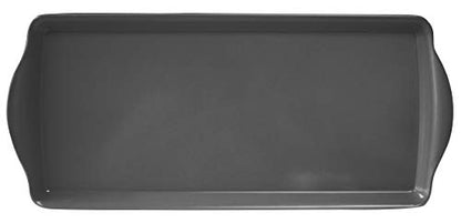 Reston Lloyd Calypso Basics Tidbit Tray, Grey (Pack of 2) - color: Charcoal, size: 14.7" x 6.5" x 0.8" (Pack of 2)