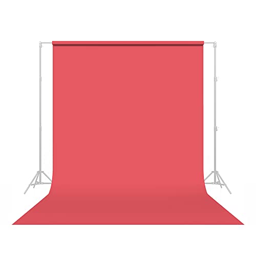 Savage Seamless Paper Photography Backdrop - Color #92 Flamingo, Size 107 Inches Wide x 36 Feet Long, Backdrop for YouTube Videos, Streaming, Interviews and Portraits - Made in USA - size: 107 in x 36 ft