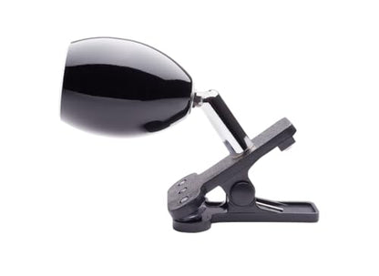 Newhouse Lighting NHCLP-JO-BK Joe LED Mini Clamp Lamp & Reading Spotlight Perfect for The Office, Study & Bedroom, Metal, Black - color: Black
