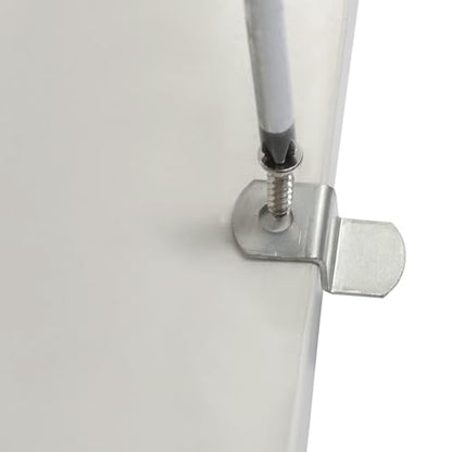 20Pcs Offset Canvas Clips, Assorted Picture Framing Heavy Duty Photo Frame, Silver Painting Clamps for Art Display/Photographers(1/8"、1/4"、3/8"、1/2")