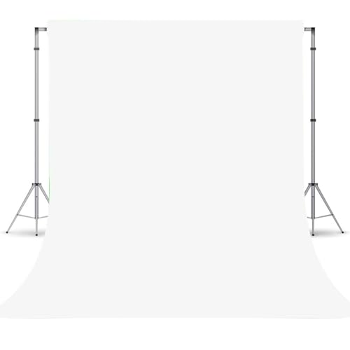 White Photo Backdrop for Photoshoot, White Photography Backdrop for Portraits, Fabric Background for Product Photography and Video Creation 5FTx7FT - color: White, size: 5x7 FT
