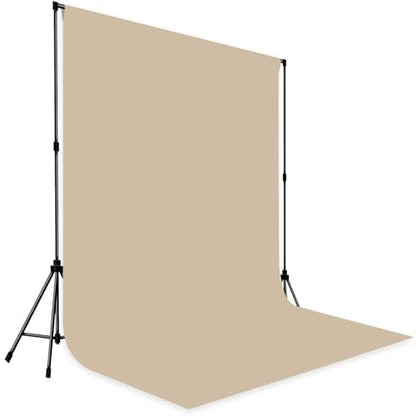 Photo Backdrop Beige Fabric Professional Photography Solution 5x7ft Seamless Design Eliminate Wrinkles Baby Shower Pregnant Women Shooting Scene Background - color: Beige, size: 5x7ft