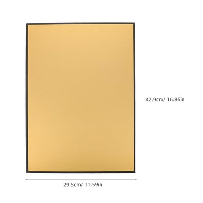 Toddmomy A4 Portable Photography Reflector Board for Camera Lighting Accessories, Foldable Silver Reflective Cardboard for Studio and Outdoor Product Photography