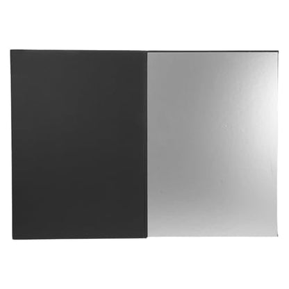 PRETYZOOM Photography Reflector Cardboard A3 Silver Portable Light Bounce Board for Food and Product Photography Studio Fill Light Shadow Control