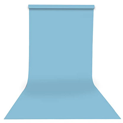 Seamless Photography Photo Backdrop Background Paper Roll for Photoshoot 53 inches Wide x 16 feet Long, Lite Blue - color: Lite Blue, size: 53"x16'
