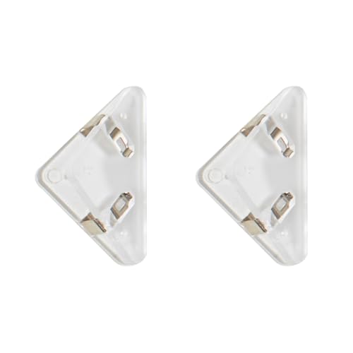 2Pcs Backgroud Boards & Paper Corner Clips for Photo Shooting, Triangle Backdrop Clips for Photography, Transparent Clips Holder for Backdrop - color: 2pcs clips