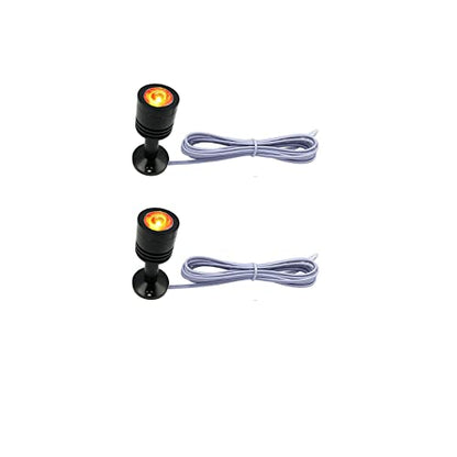 LED Mini Spotlight Indoor Picture Lights Artwork Lighting Art Lights Without Power Supply 2 Pack (Red) - size: Red