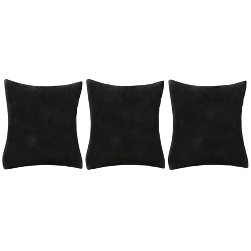 3 pcs Black Velvet Bracelet Watch Pillow Jewelry Displays 3 inch Bracelet Bangle Watch Display Holder