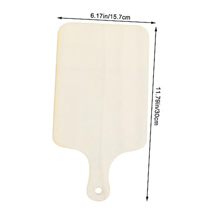 3Pcs Wooden Pizza Tray Mini Cake Dessert Serving Board for Fruit Presentation Photography Props DIY Ready for with Smooth Edges and Natural Finish