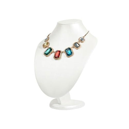 Jewelry Display Stand Fashion Display Rack Light Luxury Jewelry Display Props High-grade Jewelry Counter Jewelry Display Rack Neck Stand Jewelry display props(White,Large) - color: White, size: Large