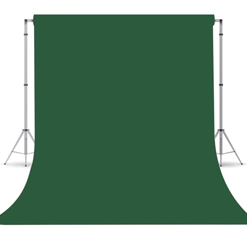 Dark Green Photography Backdrop for Photoshoot, Photo Backdrop Curtain, Perfect Dark Green Backdrops for Party Portrait Photoshoots Video Studio 8FTx10FT - color: Dark Green, size: 8x10 FT