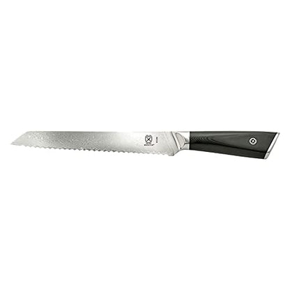 Mercer Culinary M13789 Premium Grade Super Steel, 8-Inch Serrated Bread Knife, G10 Handle - style: Serrated Bread Knife G10 Handle 8 Inch