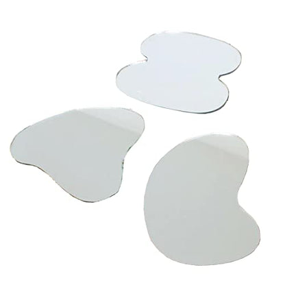 mollensiuer 3 Pieces Geometric Shape Acrylic Photo Props Mirror Products Photography Background Decorations Pose Product Props