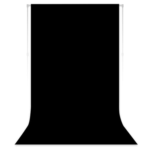 Black Backdrop for Photoshoot Professional Photo Backdrop Background Curtain for Product Photography Portraits Wedding Party Live Streaming Video Recording 3X5 FT - color: Black, size: 3X5 FT