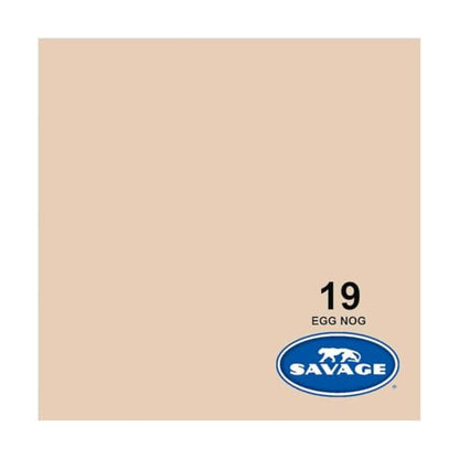 Savage 53"x36' Widetone Seamless Background Paper - Egg Nog, Single