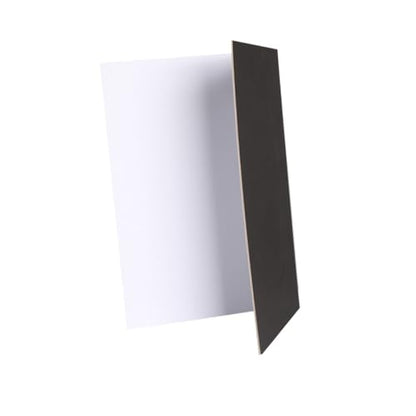 VILLCASE Folding Reflective Photography Backdrop Board Silver Black White, Thickened Collapsible Photo Reflector for Studio and Outdoor Shooting