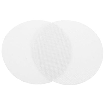 HOMSFOU 2Pcs Lamp Shade Diffusers 2.36In Round Fabric Light Diffuser Covers for Pendant Lights Spotlights Downlights and Chandeliers - Eye Protection and Dust Prevention - color: White, size: 2.3IN