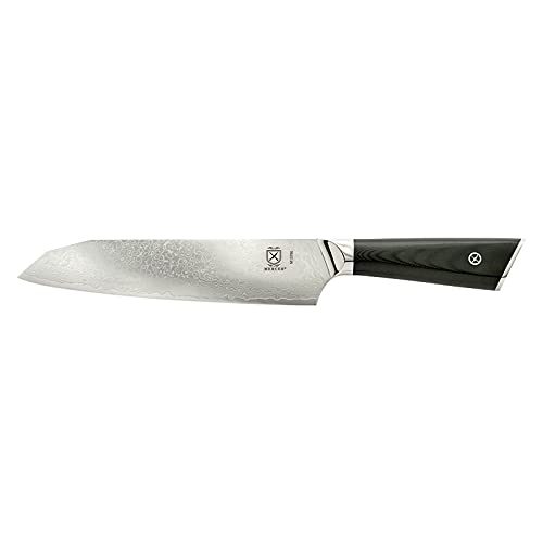 Mercer Culinary M13786 Premium Grade Super Steel, 7-Inch Santoku Knife, G10 Handle - style: Santoku Knife G10 Handle 7 Inch