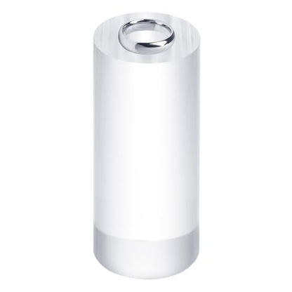 uxcell Acrylic Cylinder Display Blocks, 40 x 100 mm/1.6" x 3.9" Clear Jewelry Display Base Polished Cube Riser Stand Display Holder Base for Ring Bracelet Jewelry Cosmetics Crafts - size: 40 x 100mm