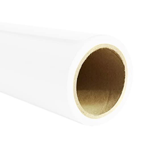 Seamless Photo Photography Backdrop Paper, Photo Background Paper Roll (Eco Bright White, 107”x19.5') - color: Eco Bright White, size: 107”x19.5'