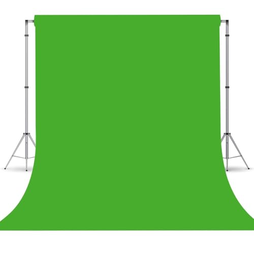 Green Screen Backdrop,Product Photo Backdrop for Photoshoot,Photography Background for Streaming Video Studio 8FTx10FT - color: Green, size: 8x10 FT