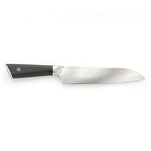Mercer Culinary M13786 Premium Grade Super Steel, 7-Inch Santoku Knife, G10 Handle - style: Santoku Knife G10 Handle 7 Inch