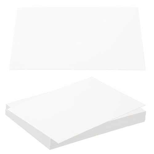 PATIKIL 12x8x0.04" Chipboard Sheets, 20Pcs 40PT Thick Book Board Binders Board Sturdy Bookbinding Supplies for Book Binding Cover, White - color: White, size: 12x8x0.04"