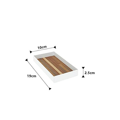 Serving Trays Storage Tray Porch Key Photo Props Handmade Grain Stitching(Small) - color: Small