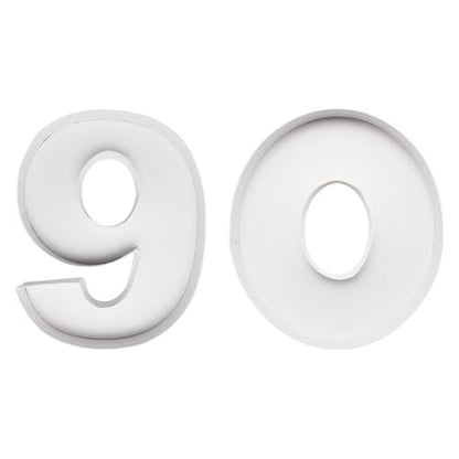 Charcuterie Cardboard Number Fillable Shaped Treat Decorative Box Anniversary Birthday Table Centerpiece (60&90 Style, 9inch) - size: 9inch, style: 60&90 Style