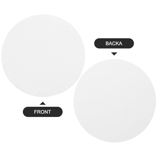 HOMSFOU 2Pcs Lamp Shade Diffusers 2.36In Round Fabric Light Diffuser Covers for Pendant Lights Spotlights Downlights and Chandeliers - Eye Protection and Dust Prevention - color: White, size: 2.3IN