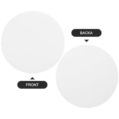 HOMSFOU 2Pcs Lamp Shade Diffusers 2.36In Round Fabric Light Diffuser Covers for Pendant Lights Spotlights Downlights and Chandeliers - Eye Protection and Dust Prevention - color: White, size: 2.3IN