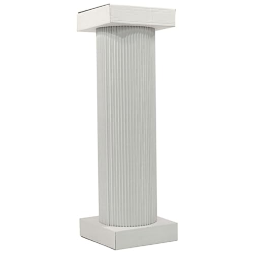 Anderson's 4 Foot White Traditional Cardboard Columns Kit, Set of 2, Decorations, Props, Photo Booth, Photo Ops, Prom, Homecoming, Event Décor - color: 4 Foot White Traditional Columns Kit