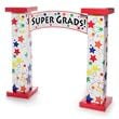 Super Grad Stars Arch Kit, 5 feet high, Easy Assembly, Durable Design, Where Every Graduate Shines Bright - color: Super Grad