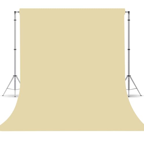 Tan Photography Backdrop for Photoshoot, Photo Backdrop Curtain, Perfect Tan Backdrops for Party Portrait Photoshoots Video Studio 6FTx9FT - color: Tan, size: 6x9 FT