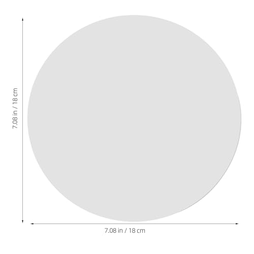 7.08 Inch Round Acrylic Mirror Board Photography Background Prop Reflective Display for Jewelry Watches Electronics Photo Studio Supplies