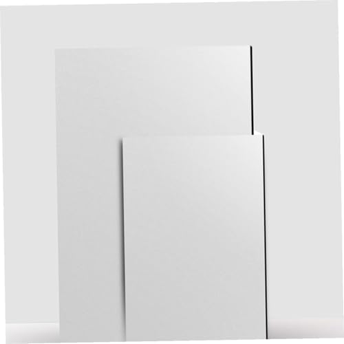 VILLCASE Folding Reflective Photography Backdrop Board Silver Black White, Thickened Collapsible Photo Reflector for Studio and Outdoor Shooting