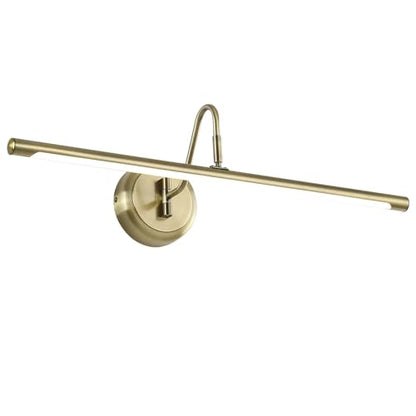JOOSENLUX Modern LED Picture Lights Mini Accent Spotlights Brief Metal Artwork Display Lamp 24.4“ Inch14W(70W Eqv.),Natural White 3000K,Hardwired Swing Arm,Antique Bronze - color: Hard-Wired Antique Bronze, size: Dimmable 24.4 inch