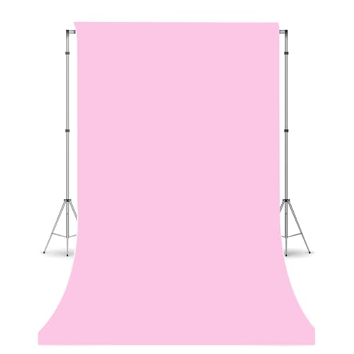 Pink Photo Backdrop for Photoshoot, Pink Photography Backdrop for Portraits, Fabric Background for Product Photography and Video Creation 3FTx5FT - color: Pink, size: 3x5 FT