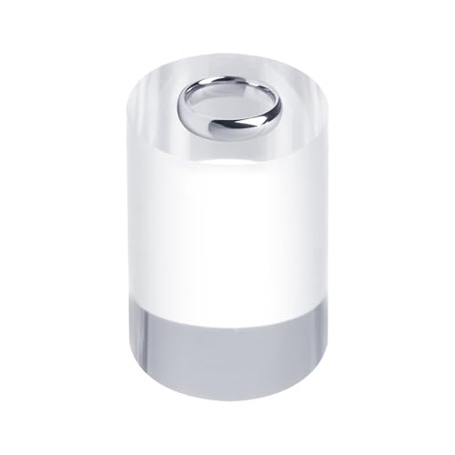 uxcell Acrylic Cylinder Display Blocks, 40 x 60 mm/1.6" x 2.4" Clear Jewelry Display Base Polished Cube Riser Stand Display Holder Base for Bracelet Jewelry Cosmetics Crafts - size: 40 X 60mm