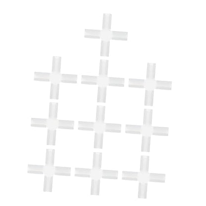 20pcs Plastic Cross Shape Fixing Clips for Desk Dividers and Cartons and Reliable Isolation Clamps for Organizing Workspaces and Studio Backgrounds