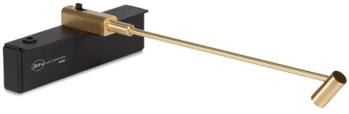 Situ Lighting: Cordless and Rechargeable LED Art and Picture Light - Rechargeable Micro Series - 3000K - USA Made - color: Brushed Brass, size: Standard 11" (Artwork up to 24"W x 30"T)
