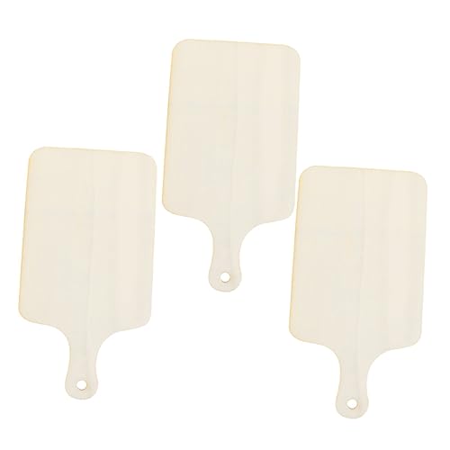 SHOWERORO 3Pcs Mini Wooden Bread Board Fruit Serving Tray Unfinished Diy Chopping Boards for Crafting and Food Presentation for Serving Platters and Kitchen Decor