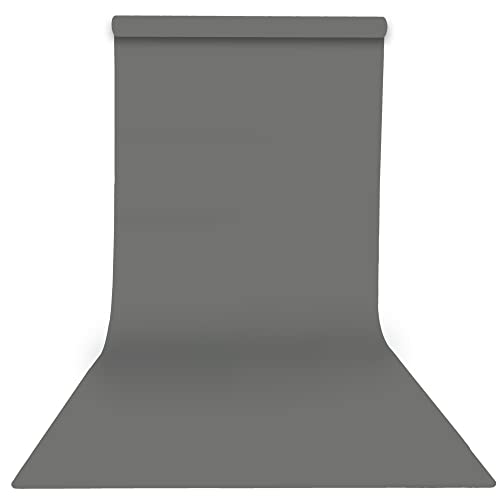 Seamless Photography Photo Backdrop Background Paper Roll for Photoshoot 53 inches Wide x 16 feet Long, Neutral Grey - color: Neutral Grey, size: 53"x16'