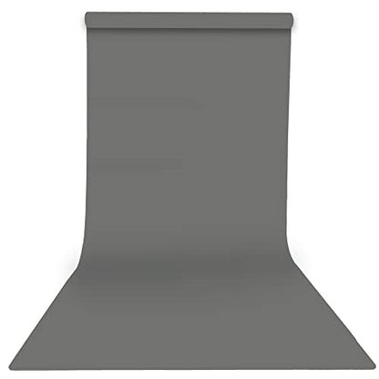 Seamless Photography Photo Backdrop Background Paper Roll for Photoshoot 53 inches Wide x 16 feet Long, Neutral Grey - color: Neutral Grey, size: 53"x16'