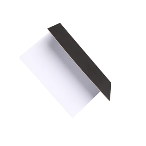 Operitacx Thick Foldable Photography Reflective Board White Black Backdrop Cardboard for Studio and Outdoor Photo Shoots